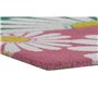 Paillasson DKD Home Decor Rose Caoutchouc Menthe Blanc Jaune 2 Unités Fibres de coco (60 x 40 x 0,5 cm)