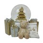 Décorations de Noël DKD Home Decor Résine Ours (11 x 9 x 9 cm) (2 Unités)