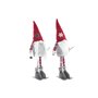 Figurine Décorative DKD Home Decor Noël Gnome Polyester (16 x 12 x 46 cm) (2 Unités)