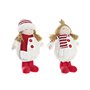 Figurine Décorative DKD Home Decor Noël Poupée Polyester Filles (17 x 11 x 28 cm) (2 Unités)