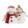 Figurine Décorative DKD Home Decor Noël Poupée Polyester Filles (17 x 11 x 28 cm) (2 Unités)