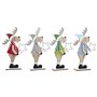 Décorations de Noël DKD Home Decor Bois Polyester Renne (5 x 22 x 41 cm) (4 Unités)