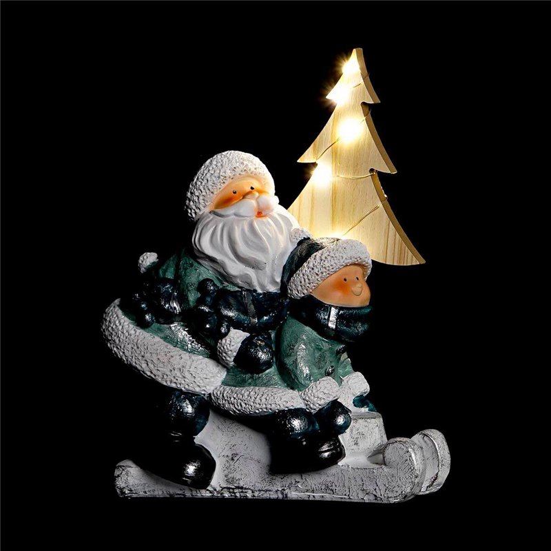 Décorations de Noël DKD Home Decor Résine (20 x 9 x 22 cm) (3 Unités)