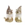 Décorations de Noël DKD Home Decor Résine Chat (9 x 6 x 15 cm) (2 Unités)