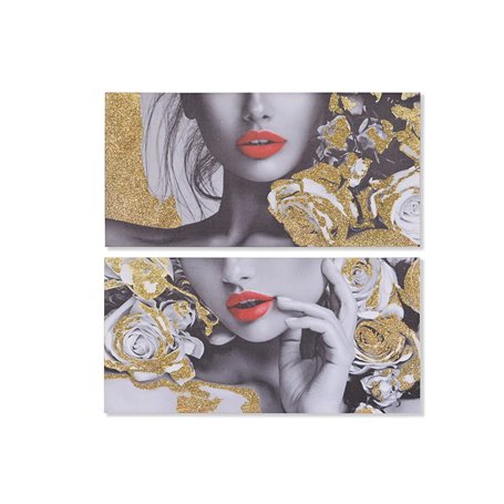 Cadre DKD Home Decor Femme (80 x 2 x 40 cm) (2 Unités)