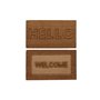 Paillasson DKD Home Decor Marron Caoutchouc Coco (75 x 45 x 2