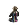 Figurine Décorative DKD Home Decor Doré Résine Multicouleur Singe Moderne (19 x 12 x 24,5 cm) (3 Unités)