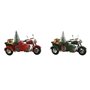 Décorations de Noël DKD Home Decor Rouge Vert 19 x 14 x 13 cm (2 Unités)