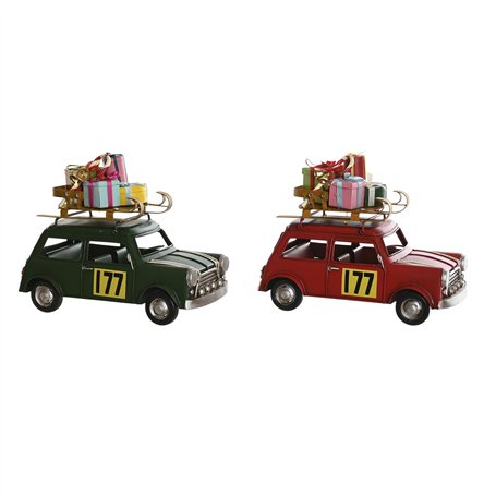 Décorations de Noël DKD Home Decor Rouge Vert 25 x 12