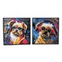 Cadre Home ESPRIT Moderne Chien 50 x 3