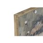 Cadre Home ESPRIT Vert Oiseaux Shabby Chic 50 x 2 x 50 cm (4 Unités)