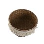 Set de basket Home ESPRIT Blanc Naturel Fibre naturelle Boho Usé (3 Pièces)