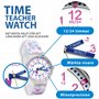 Kiddus Montre Bracelet Éducative pour Enfants. Analogique avec Exercices. Mécanisme en Quartz Japonais