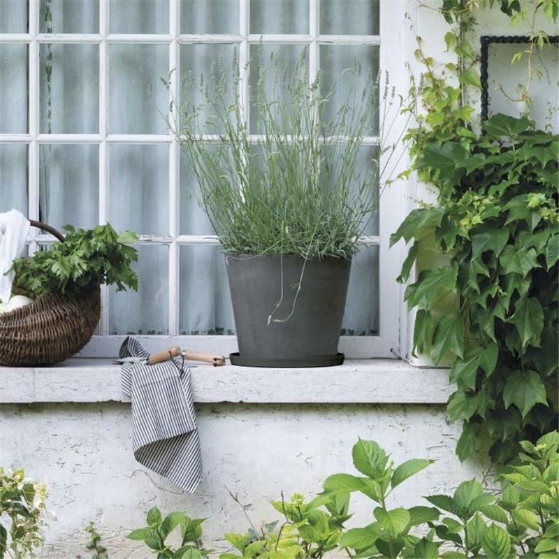 Image secondaire de Soucoupe - DEROMA - Origin - 49,5 x h4,5 cm - Gris