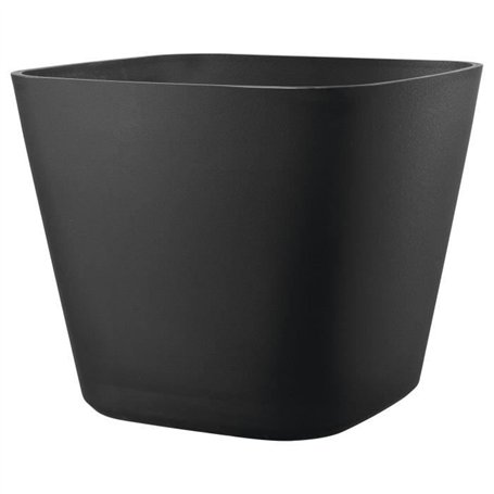 Pot de fleurs carré - DEROMA - Origin - 12 L - Anthracite