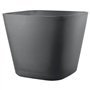 Pot de fleurs carré - DEROMA - Origin - 12 L - Gris