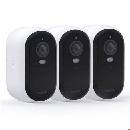 Caméra de sécurité connectée - ARLO - Essential2 - Pack de 3 - Résolution 2K - Vision nocturne couleur