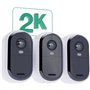 ARLO Caméra de surveillance Pack 3 caméras Essential 2k + 3 Panneaux solaires
