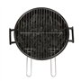 Barbecue a charbon - LIVOO - DOC172K - ø41 cm - Grille en acier chromé - Hauteur 69,5 cm - Poignées - 2 roues crantées