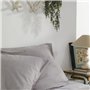 Housse de couette - TODAY - CHARME - Chambray - Gris clair Constance - 260 x 240 cm