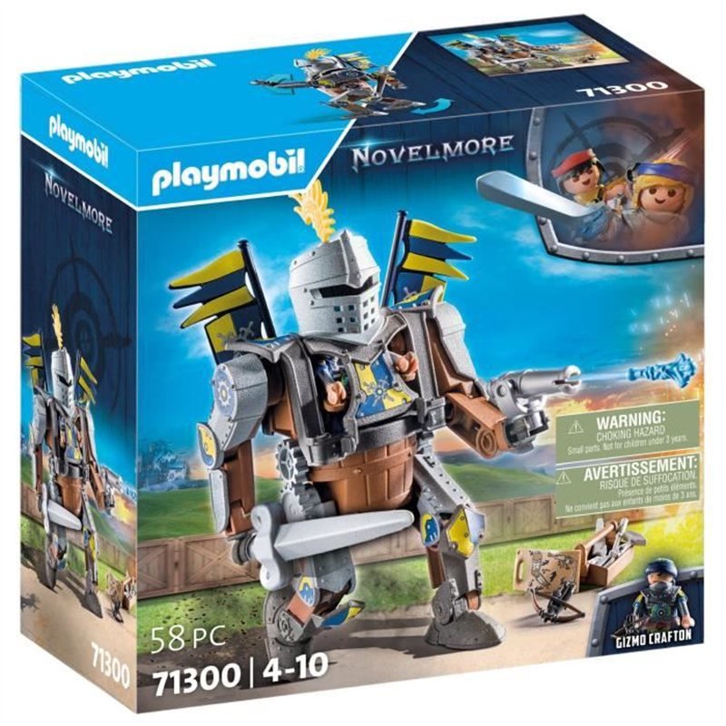 PLAYMOBIL 71300 Géant de combat Novelmore- Combattez les ennemis avec le géant en armure, ses bras et jambes sont mobiles