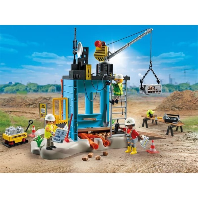 Image secondaire de PLAYMOBIL - 71650 - Ouvriers et chantier