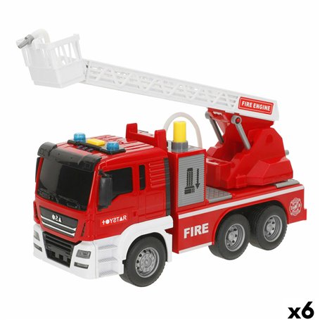 Camion de pompier son et lumière Speed & Go 26 x 14 x 9 cm (6 Unités)