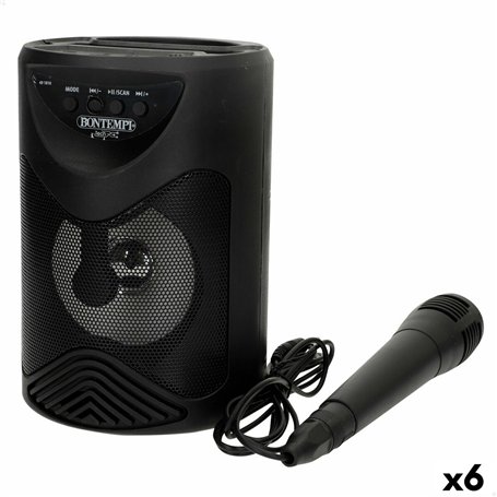 Enceinte avec Microphone Karaoké Bontempi 6 Unités