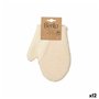 Gant Exfoliant Berilo B7081-10 Blanc Beige (12 Unités)