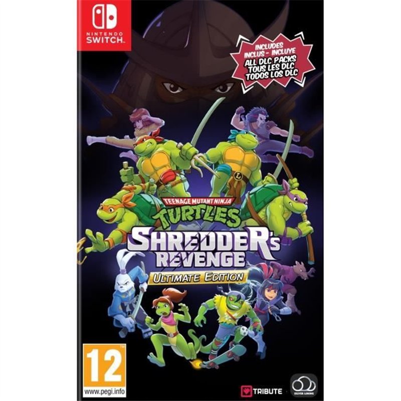 Jeu vidéo - Silverline - TMNT Shredders Revenge - Ultimate Edition - Nintendo Switch - Action 1-4 joueurs