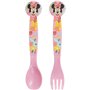 Set de couverts Minnie Mouse CZ11401 Rose Plastique 2 Pièces