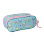 Trousse Fourre-Tout Double Frozen Rose Bleu ciel 21 x 8 x 6 cm 3D