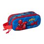 Trousse Fourre-Tout Double Spider-Man Rouge Blue marine 21 x 8 x 6 cm 3D