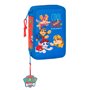 Plumier double The Paw Patrol Cool Bleu Rouge 12.5 x 19.5 x 4 cm 29 Pièces