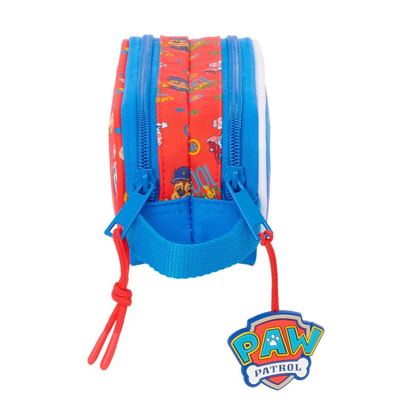 Image secondaire de Trousse Fourre-Tout Double The Paw Patrol Cool Bleu Rouge 21 x 8 x 6 cm