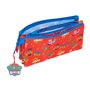 Trousse Fourre-Tout Triple The Paw Patrol Cool Bleu Rouge 22 x 12 x 3 cm