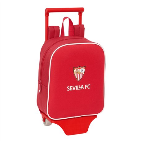Cartable à roulettes Sevilla Fútbol Club Rouge 22 x 27 x 10 cm