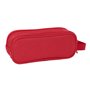 Trousse Fourre-Tout Double Sevilla Fútbol Club Rouge 21 x 8 x 6 cm