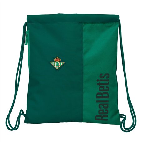 Sac à dos serré par des ficelles Real Betis Balompié Vert 35 x 40 x 1 cm