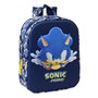 Cartable Sonic City Bleu 22 x 27 x 10 cm