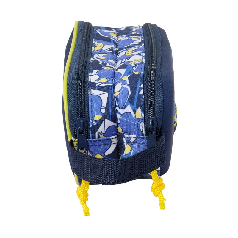 Image secondaire de Trousse Fourre-Tout Double Sonic City Bleu 21 x 8 x 6 cm 3D