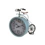 Horloge de table DKD Home Decor Bleu Vert Bicyclette Vintage (2 Unités)