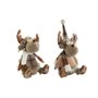 Décorations de Noël DKD Home Decor Marron Renne 13 x 12 x 25 cm (2 Unités)