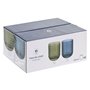 Set de Verres Home ESPRIT Bleu Verre 275 ml (6 Unités)
