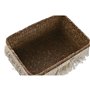 Set de basket Home ESPRIT Blanc Naturel Fibre naturelle Boho Usé (3 Pièces)