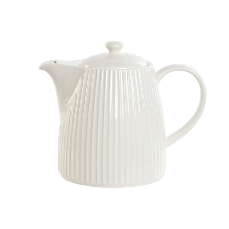 Théière Home ESPRIT Blanc Porcelaine 1 L