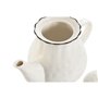 Théière Home ESPRIT Blanc Marron Porcelaine 1 L