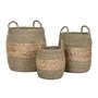 Set de basket Home ESPRIT Naturel Jacinthe d'eau Tropical (3 Pièces)