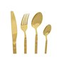 Couverts Home ESPRIT Doré Acier inoxydable 15 x 7 x 24 cm 16 Pièces