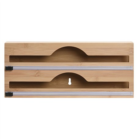 Dérouleur de papier de cuisine Home ESPRIT Naturel Bambou 33